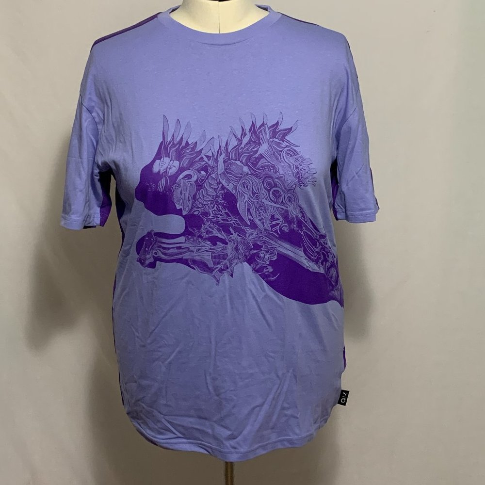 Puma X Final Fantasy XIV Tee Shirt Icon Lavendar Pop-Team Violet Men Women 3XL